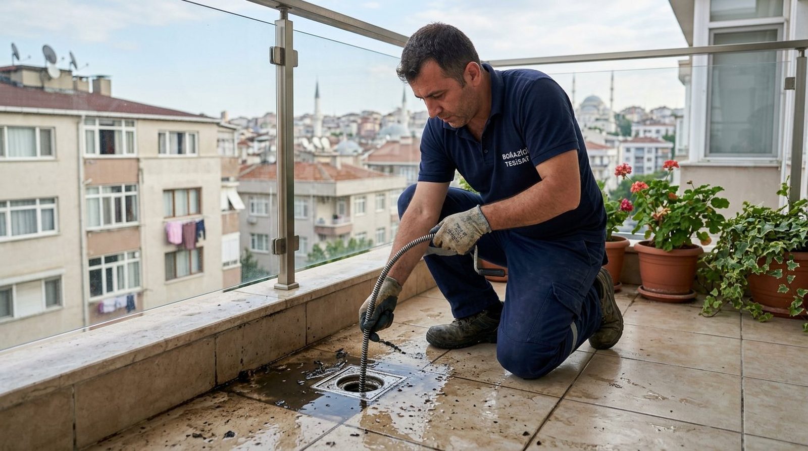 Mamak pimaş boru açma