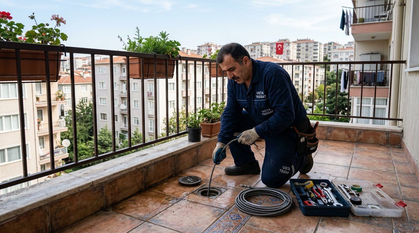 Balkon tıkanıklık açma ustası