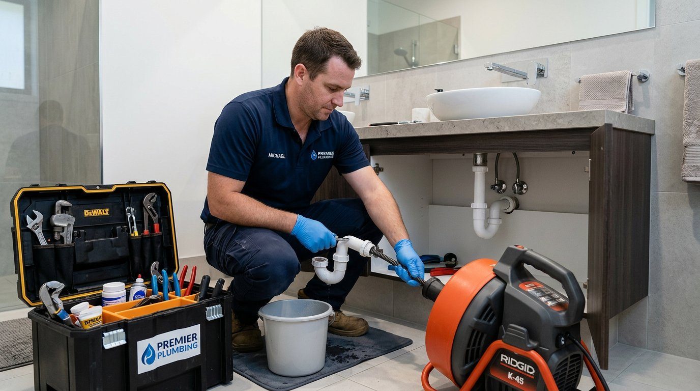 Banyo lavabo gider borusu temizleme
